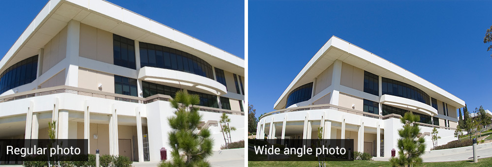 Wide angle Property Shots