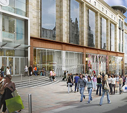 Buchanan galleries in Glasgow