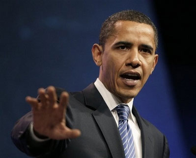 Barack Obama wins a landslide victory in the US presidential elections.
