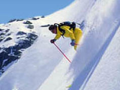 Skiing In Sierra Nevada Mountains Spain