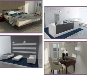 Contemporary studios and apartments