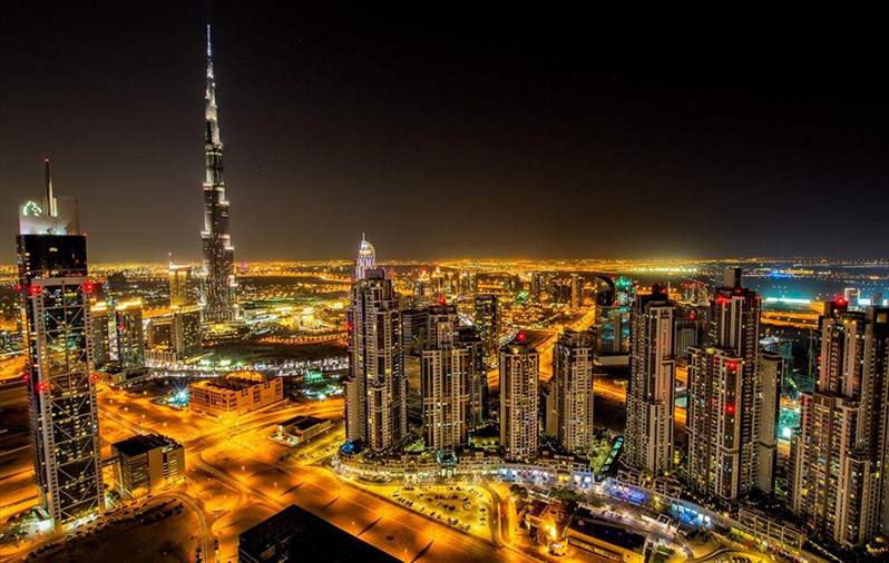Downtown Dubai Night