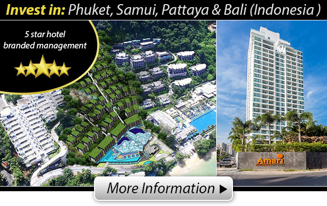 Invest in: Phuket, Samui, Pattaya & Bali (Indonesia )