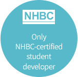 NHBC Only NHBC-certified student developer